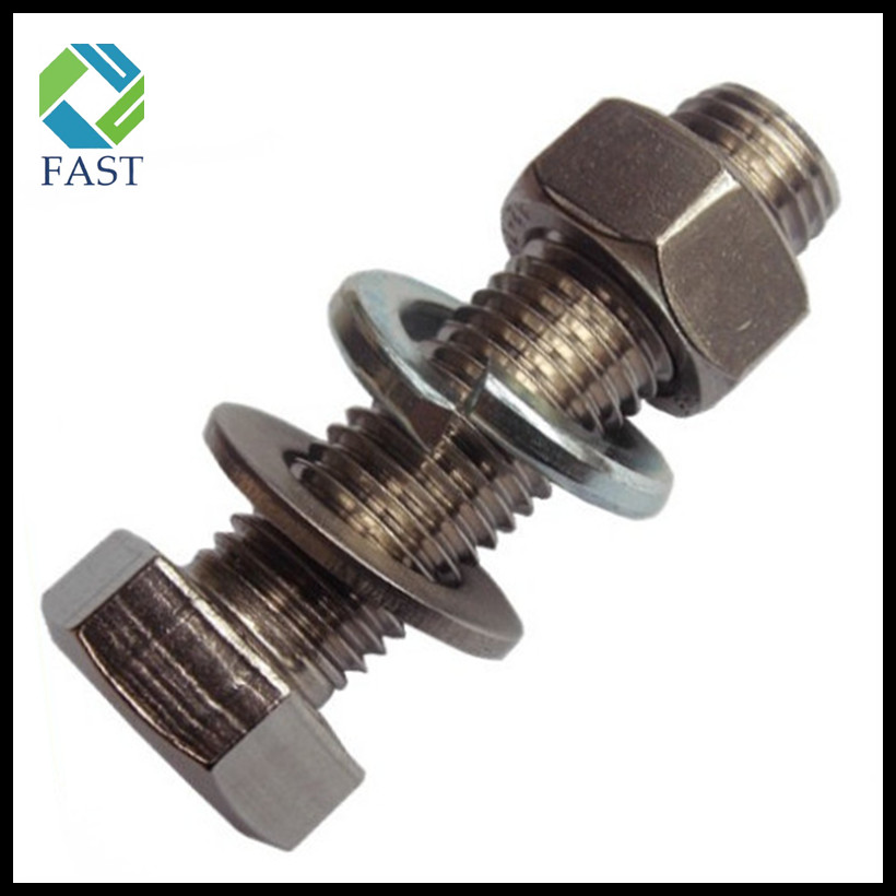 Stainless Steel Hex Bolt with Nut and Washer
