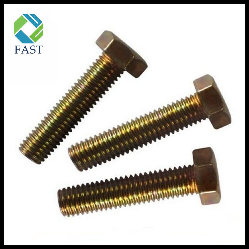 Color Zinc Plated Hex Cap Bolt