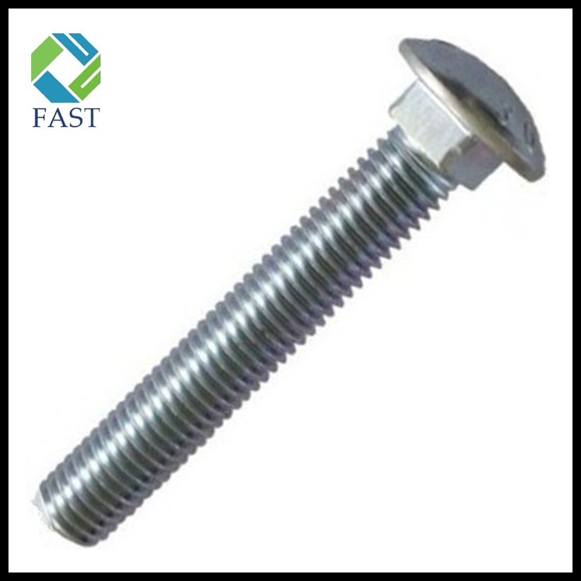 Zinc Plated Carbon Steel Carriage Bolt