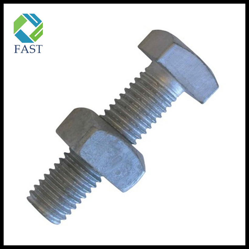 Square Head Bolt with Nut