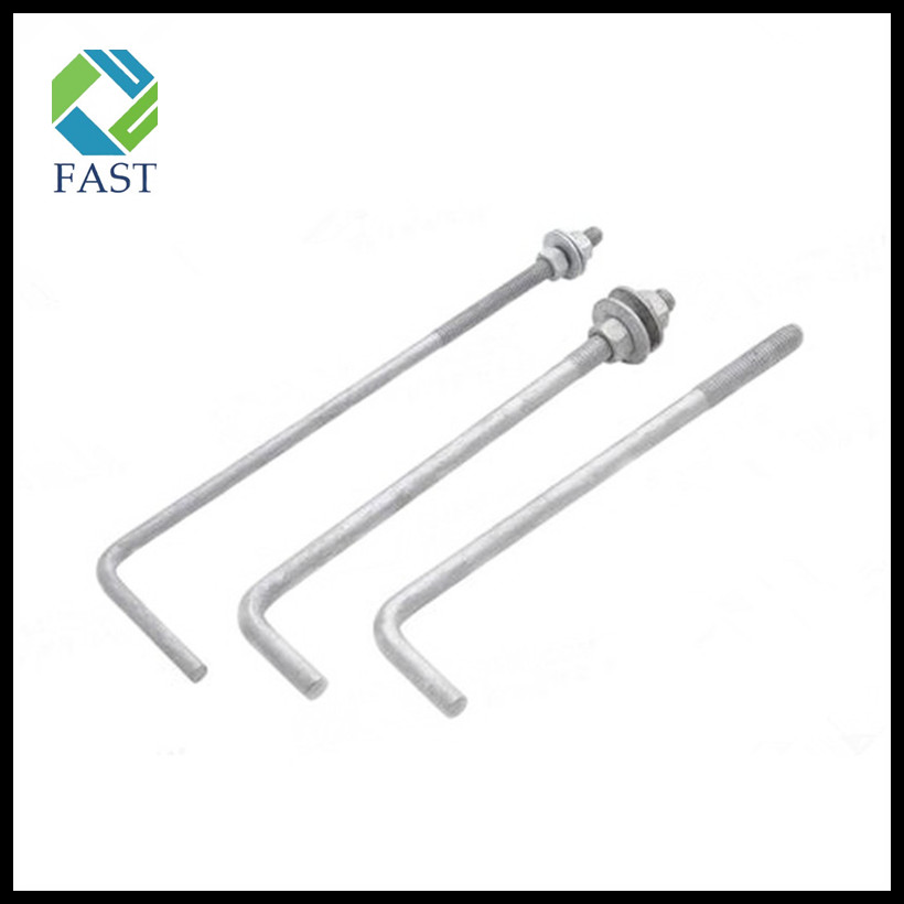 Hot Dip Galvanized L Anchor Bolt